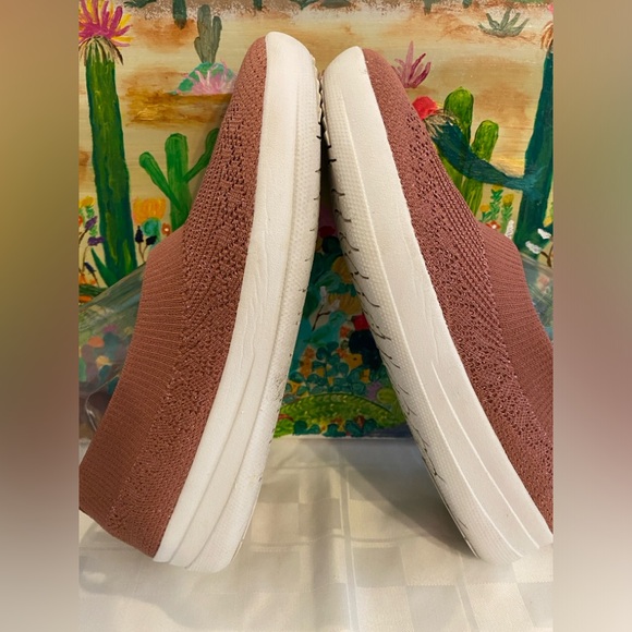 FitFlop Women's Uberknit Slip-on Ballerina Ballet Flat, Miami Violet, Size 8 - Picture 7 of 14